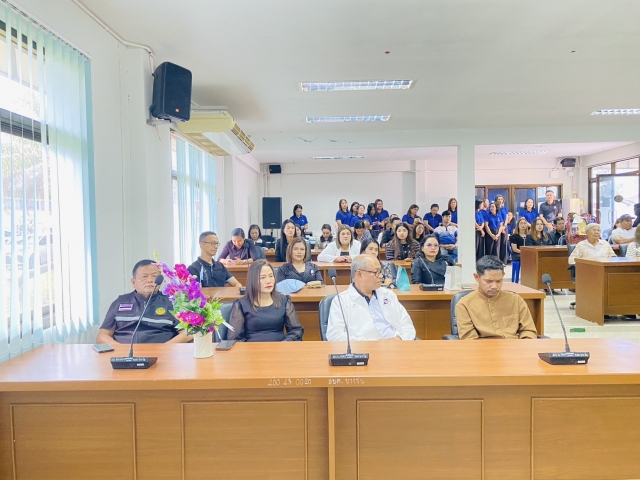 ร่วมต้อนรับปลัดองค์การบริหารส่วนตำบลบางขัน